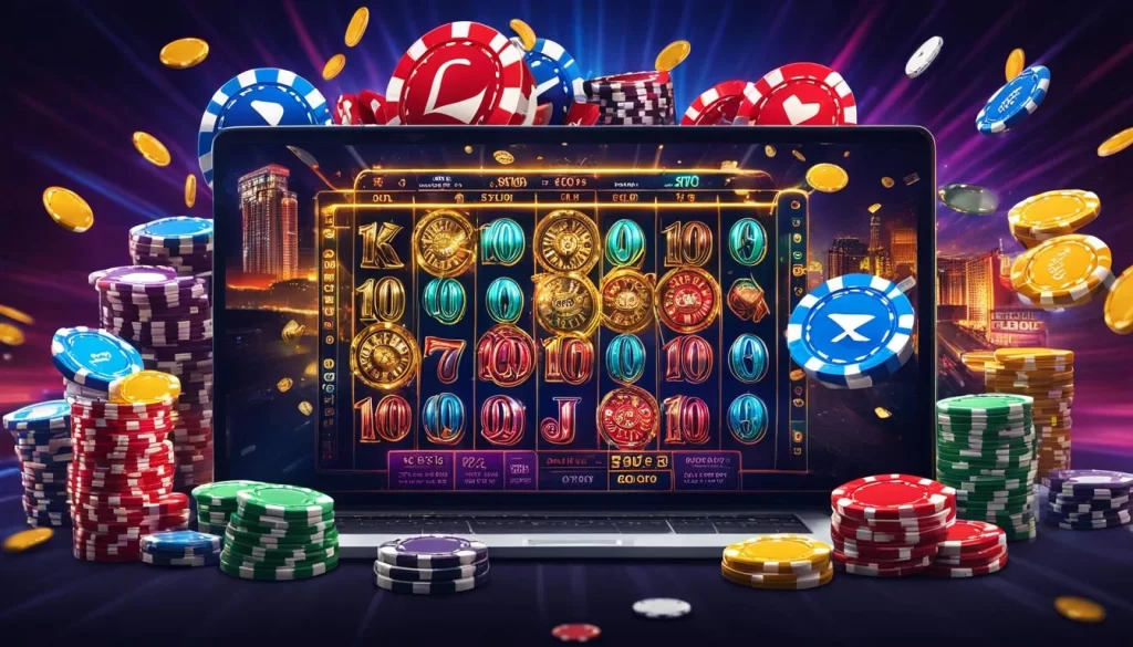Hình ảnh đa dạng các trò chơi bj388 nổ hũ như slot game, bắn cá và casino trực tuyến